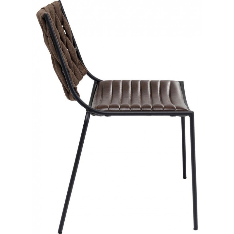 Chair Two Face Dark Brown